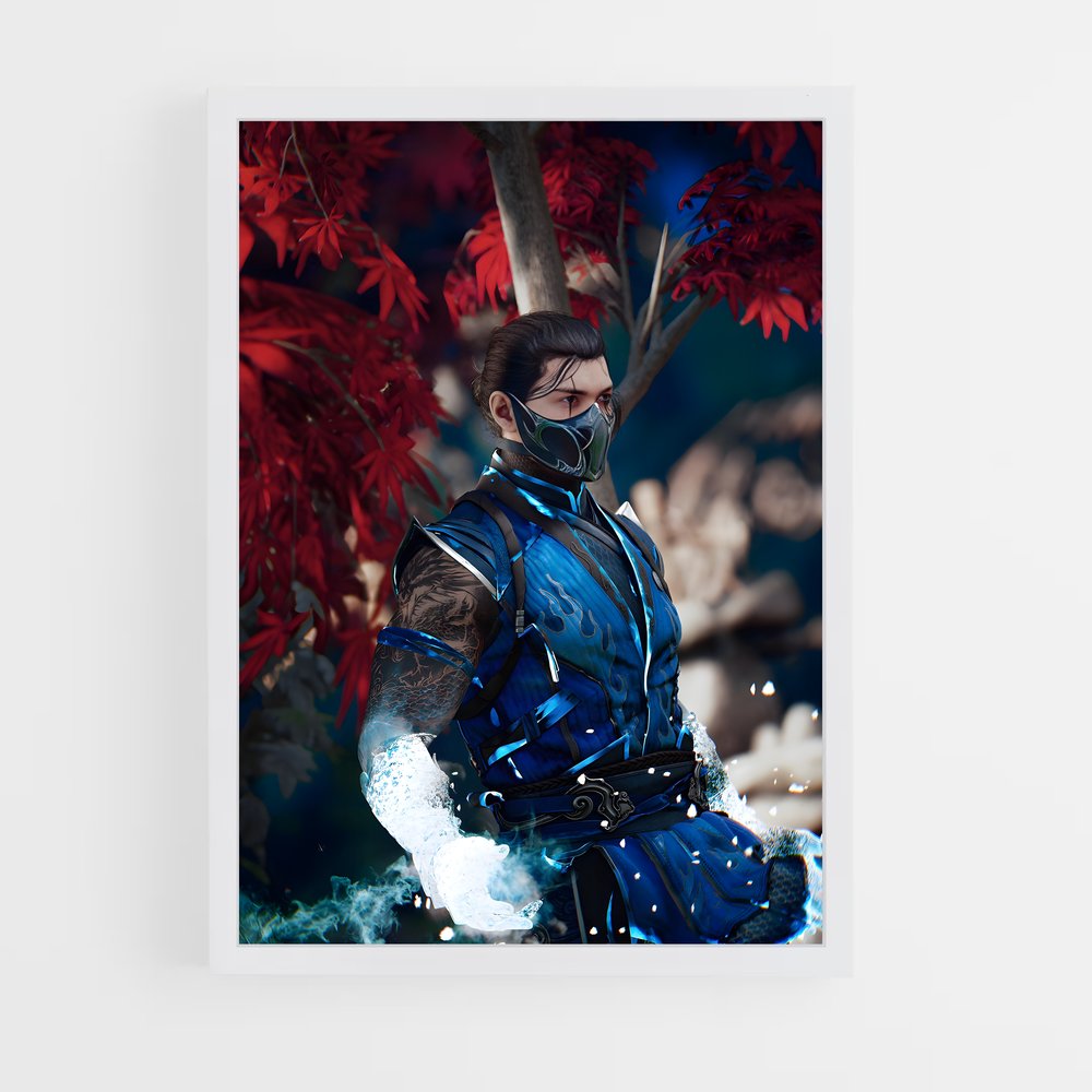 Poster Sub de zero – affiche Mortal kombat (vue 3)